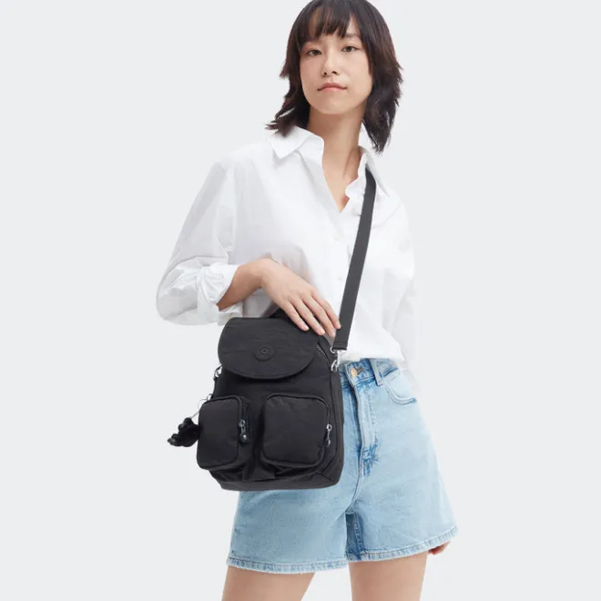 Hot Kipling Firefly Up Backpack black noir