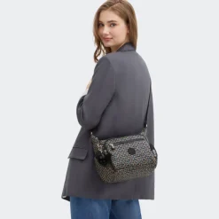 Online Kipling Gabbie S prt ac geo feather
