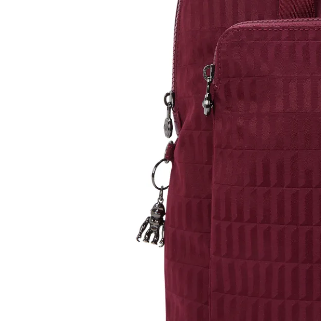 Online Kipling Kazuki ej maroon tile jacquard
