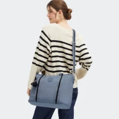 Discount Kipling Minta L b blue stone