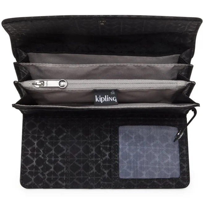 Best Kipling Money Land Portemonnee signature emb