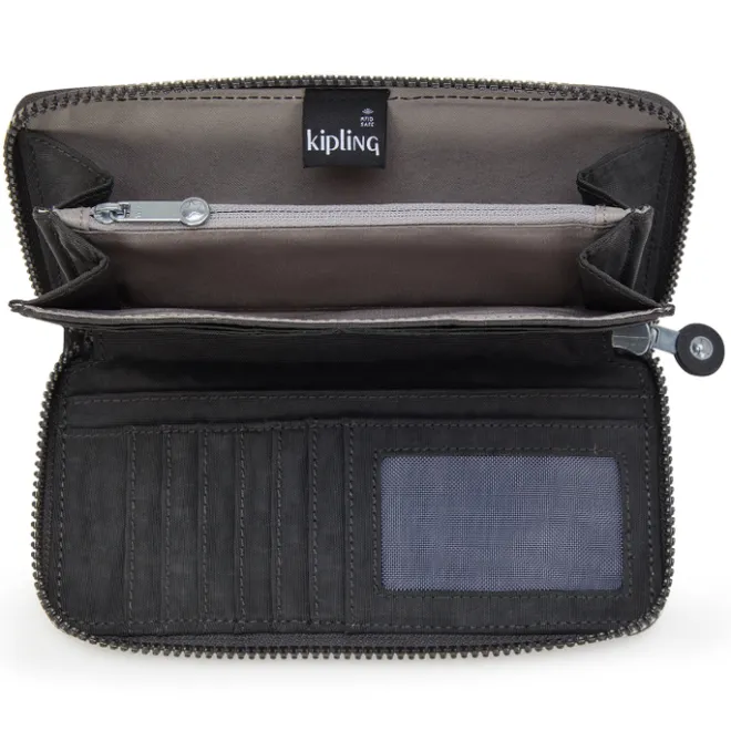 Online Kipling Money World Wallet black noir