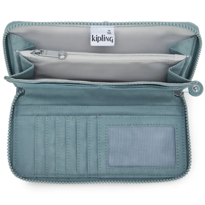 New Kipling Money World Wallet relaxed grey