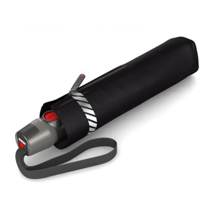 Hot Knirps T-200 Medium Duomatic Paraplu reflective black