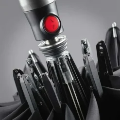 Online Knirps T-200 Medium Duomatic Paraplu black