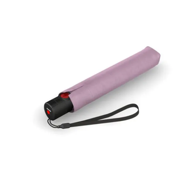 Discount Knirps U.200 Ultra Light Duomatic Paraplu UV Protection rosé with black coating
