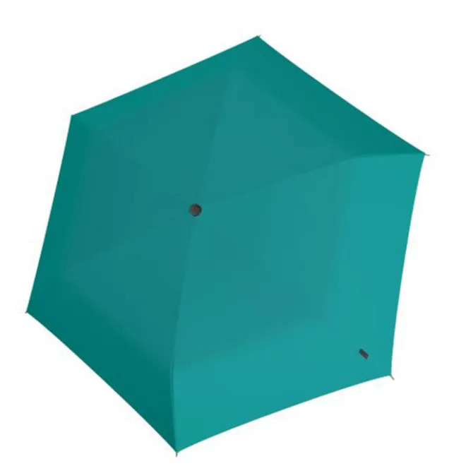 Best Knirps U.200 Ultra Light Duomatic Paraplu UV Protection turquoise with black coating