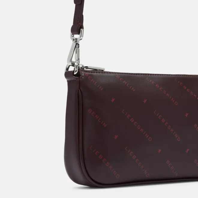 Online Liebeskind Monogram Crossbody S burgundy