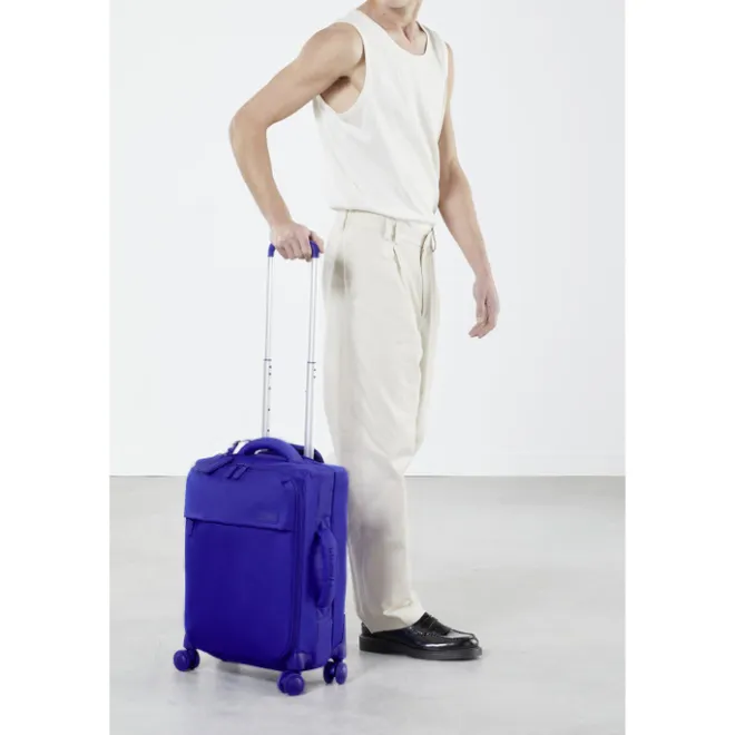 Best Lipault Plume Cabin Trolley magnetic blue