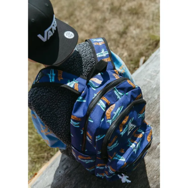 New Little Legends Backpack L football plane
