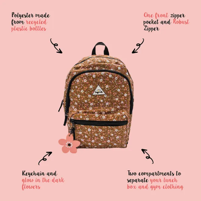 Clearance Little Legends Backpack L vintage flower
