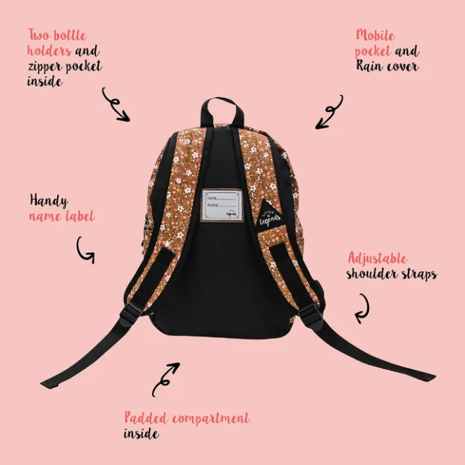 Clearance Little Legends Backpack L vintage flower