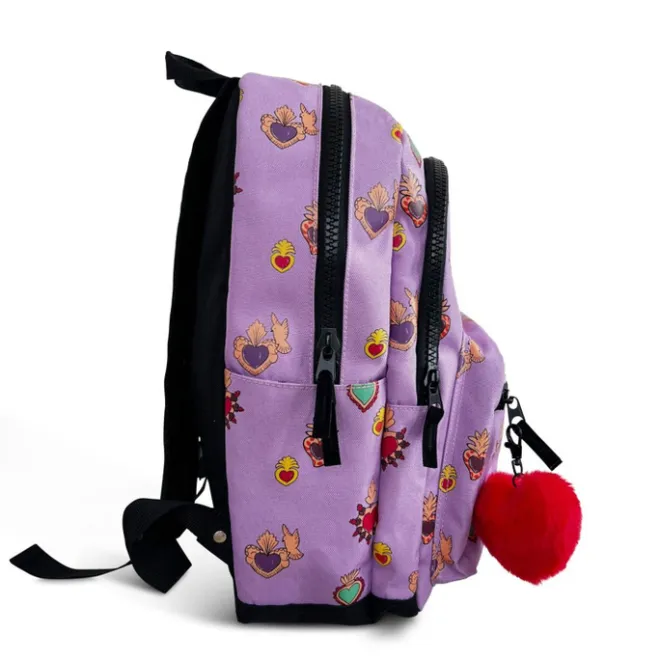 New Little Legends Backpack L milagros heart lilac