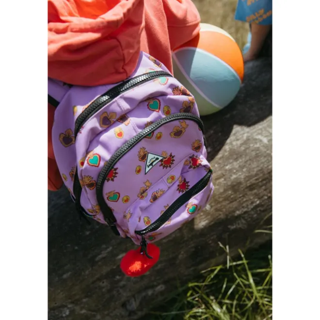New Little Legends Backpack L milagros heart lilac