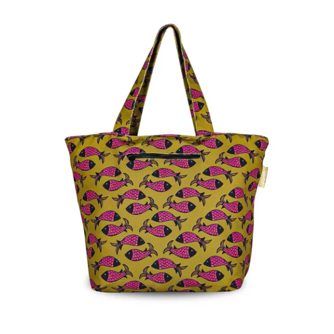 Clearance Little Legends Beach Bag Fish Indian pink