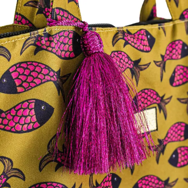 Clearance Little Legends Beach Bag Fish Indian pink