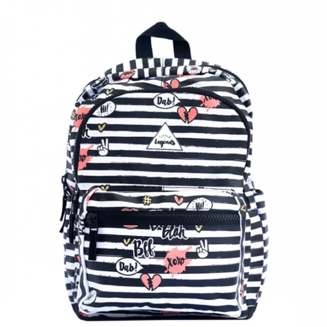 Outlet Little Legends BFF Backpack L zwart/wit/roze