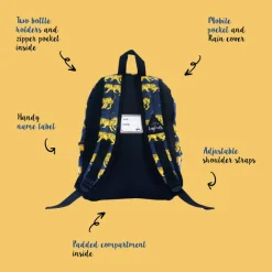 Best Little Legends Tiger navy blue Backpack L donker blauw