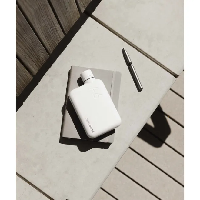 Hot Memobottle A6 Bottle Stainless Steel 500ml white