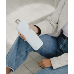 Best Memobottle Slim Bottle Stainless Steel 600ml white