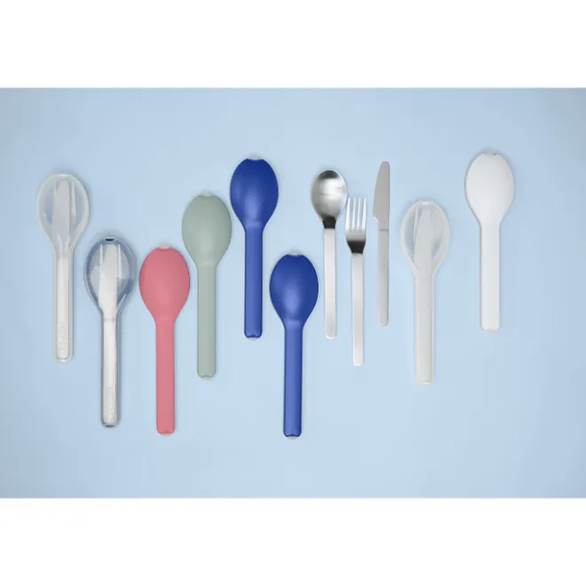 Outlet Mepal Ellipse Cutlery 3-Pieces vivid blue