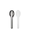Discount Mepal Ellipse Cutlery 3-Pieces nordic black