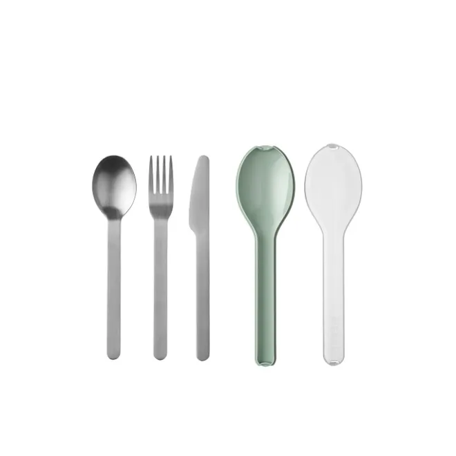 Online Mepal Ellipse Cutlery 3-Pieces nordic sage