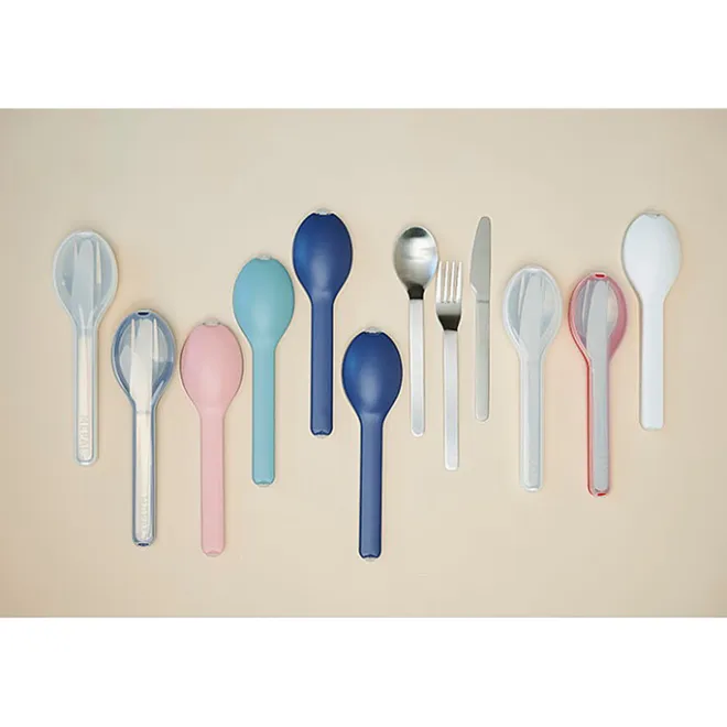 Clearance Mepal Ellipse Cutlery 3-Pieces nordic blue