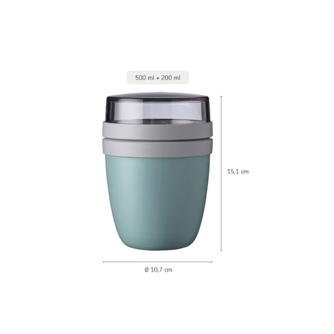 Discount Mepal Ellipse Lunch Pot nordic blue