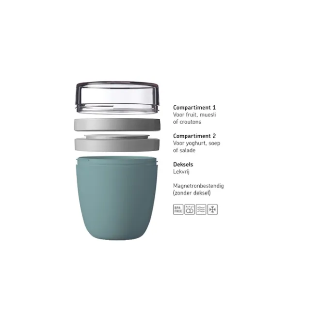 Discount Mepal Ellipse Lunch Pot nordic blue