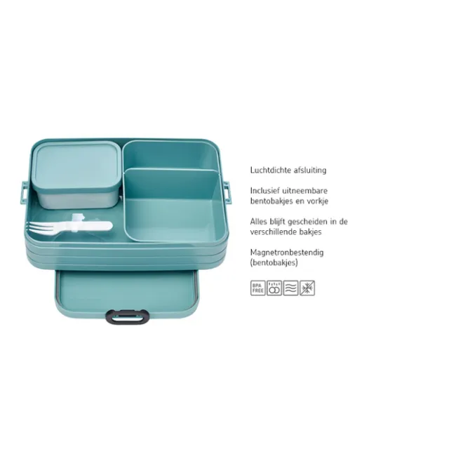 New Mepal TAB Bento Lunch Box Large nordic sage