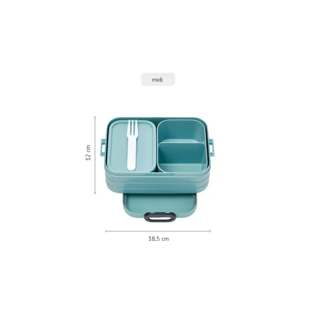 Hot Mepal TAB Bento Lunch Box Medium nordic blue