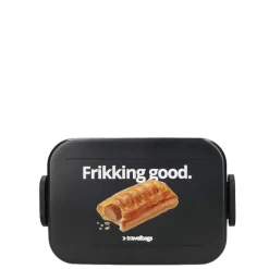 Clearance Mepal X Travelbags Frikandelbroodjetrommel Lunchbox Medium black
