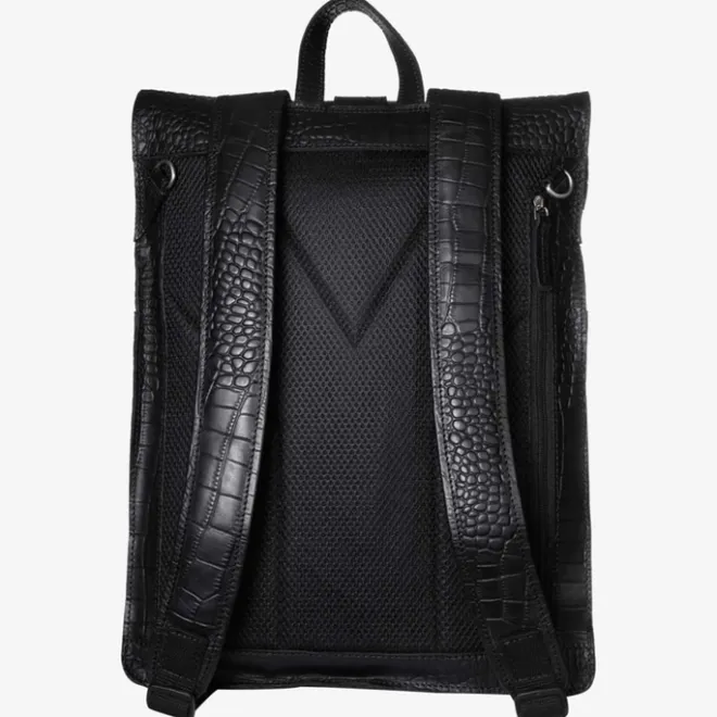 Discount Mozz Croco Gobi Backpack croco black