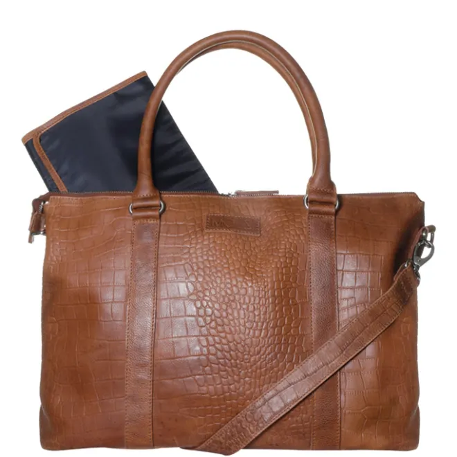 Hot Mozz Croco Lola Bag Luiertas camel