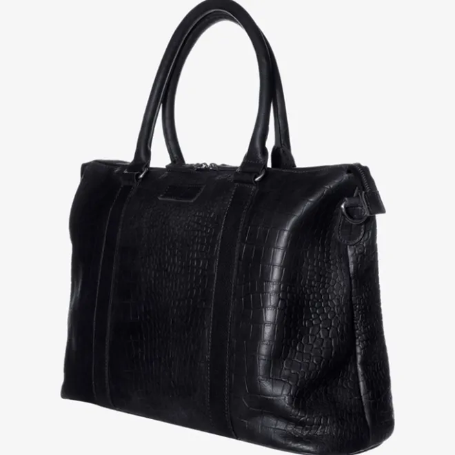 Mozz Croco Lola Bag Luiertas black