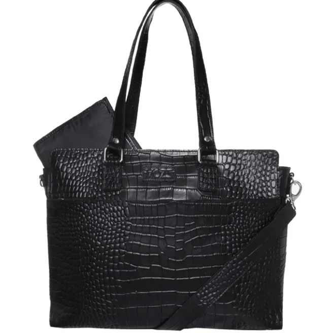New Mozz Croco Savanna Luiertas black croco