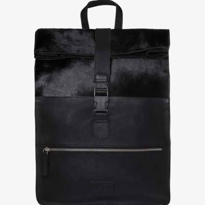 New Mozz Gobi Diaper Backpack black cow
