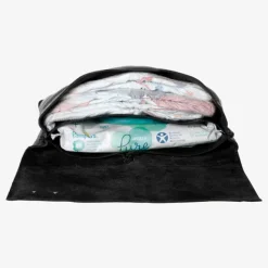 Discount Mozz Luieretui Crossbody Suede snake zwart