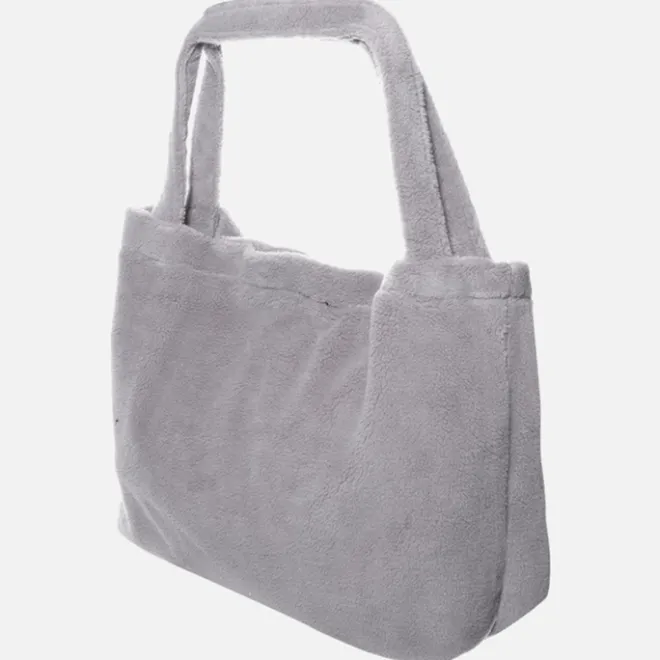 Online Mozz Mom Bag Teddy light grey