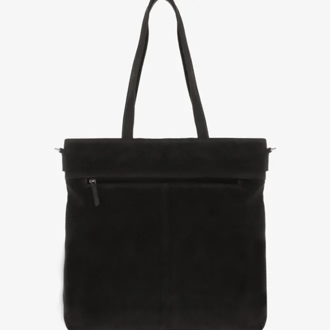 Sale Mozz Momsbag Shopper Suede black