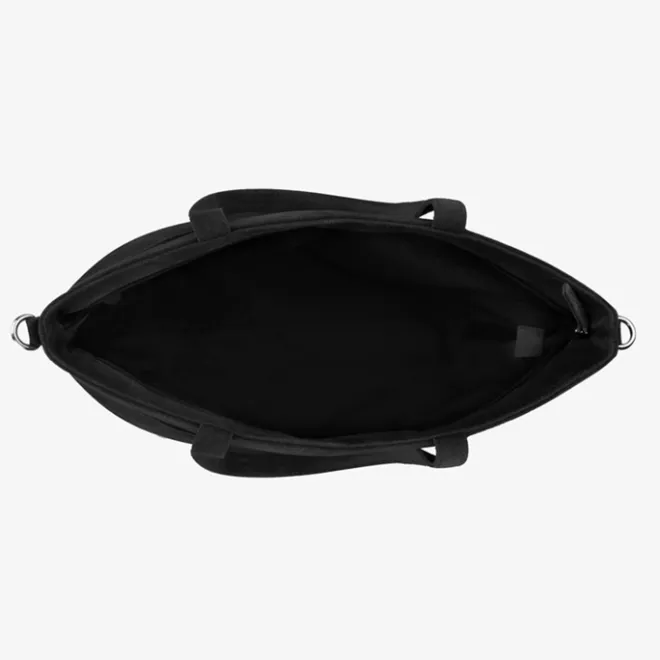 Sale Mozz Momsbag Shopper Suede black