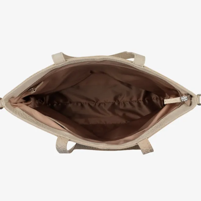 New Mozz Momsbag Snake Shopper sand
