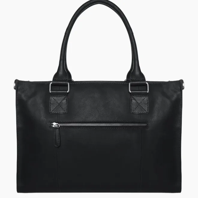Hot Mozz Vintage Pretty Pocket Diaper Bag black