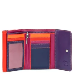 Discount Mywalit Ladies Double Flap Purse Wallet sangria multi
