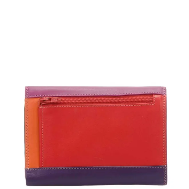 Discount Mywalit Ladies Double Flap Purse Wallet sangria multi