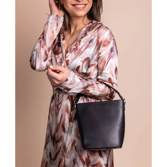 Outlet O My Bag Bobbi Bucket Bag Midi black