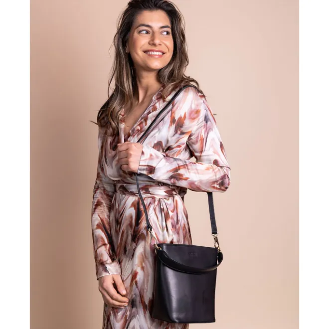 Outlet O My Bag Bobbi Bucket Bag Midi black