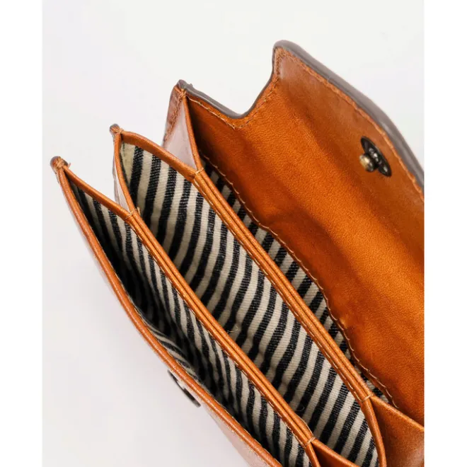 Discount O My Bag Harmonica Wallet cognac