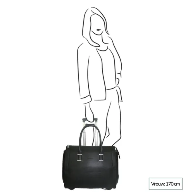 Hot Olivia Lauren College Business Trolley zwart